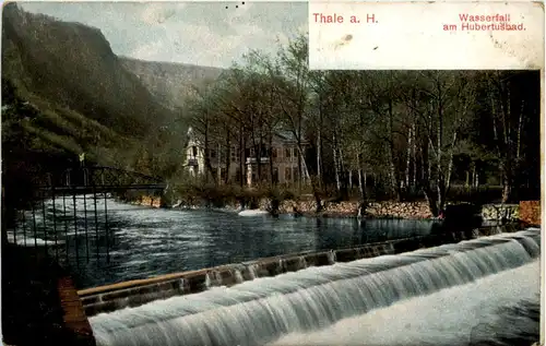 Thale - Wasserfall am Hubertusbad -623212