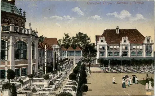 Ostseebad Zoppot - Kurhaus und Terrassen -625376