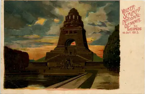 Leipzig - Völkerschlachtdenkmal Litho -484222