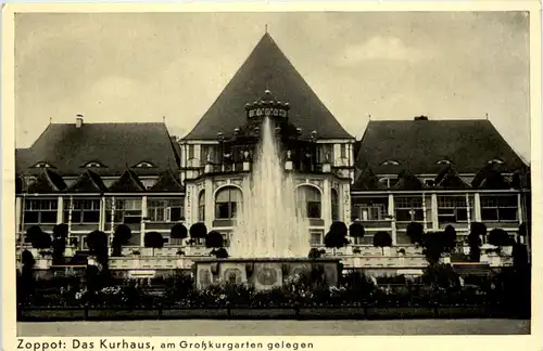 Ostseebad Zoppot - Das Kurhaus -625090