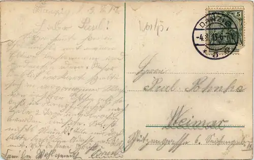 Zoppot - Steg bei Sturm -625476