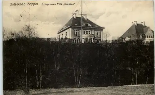 Zoppot - Kronprinzen-Villa Seehaus -625208