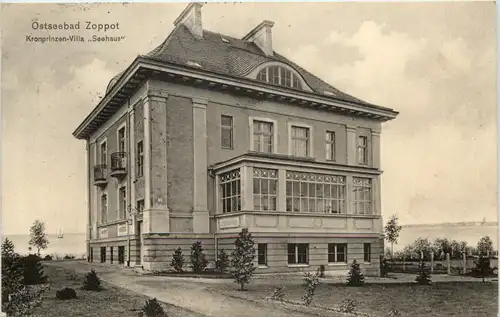 Zoppot - Kronprinzen-Villa Seehaus -625196