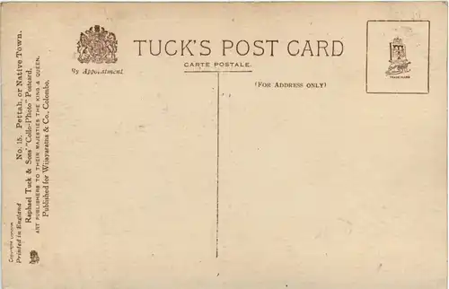 India - Pettah or Native Town -484434