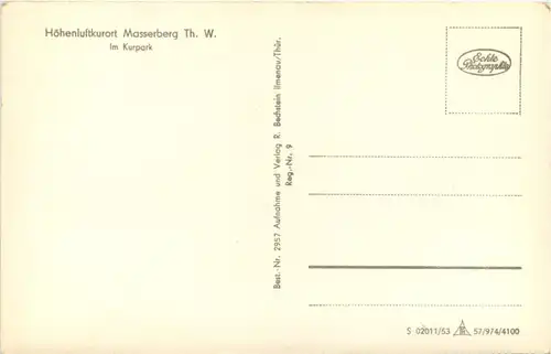 Kurort Masserberg, Im Kurpark -511976