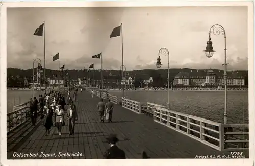 Zoppot - Seebrücke - 3. Reich -625474
