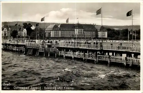 Ostseebad Zoppot - Seesteg -625604