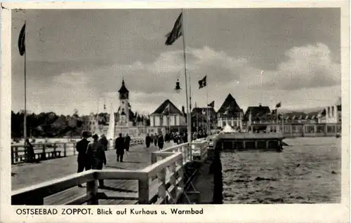 Ostseebad Zoppot - Kurhaus und Warmbad -625536