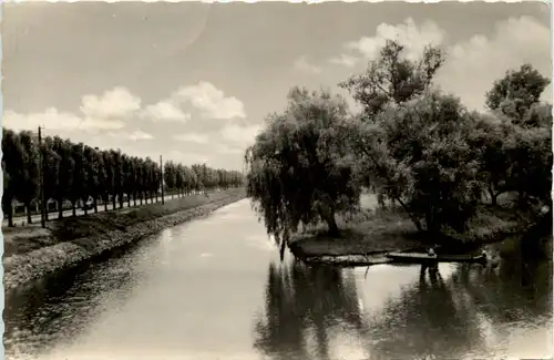 Lübben im Spreewald, Abend an der Spree -511362