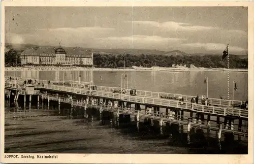 Ostseebad Zoppot - Seesteg -625596