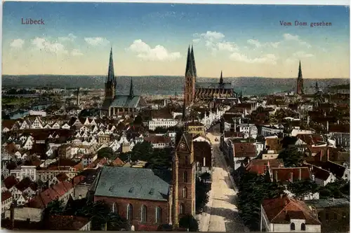 Lübeck, vom Dom gesehen -511430