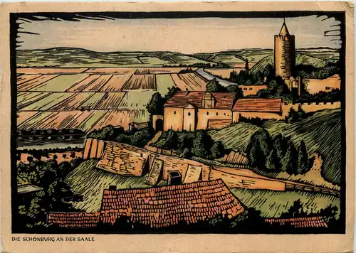 Die Schönburg an der Saale -623952