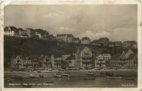 Helgoland, Das Unter- und Oberland -512606