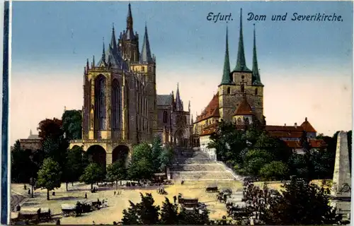 Erfurt, Dom und Severikirche -511650