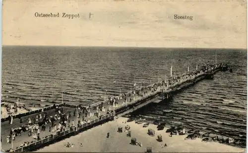 Ostseebad Zoppot - Seesteg -625888