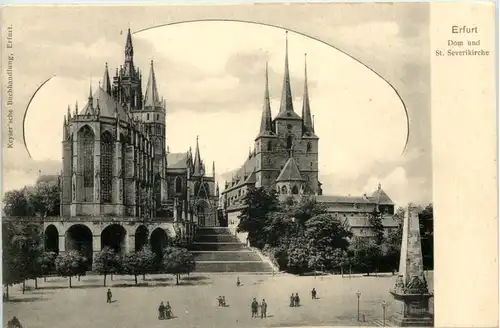Erfurt, Dom und St. Severikirche -512746