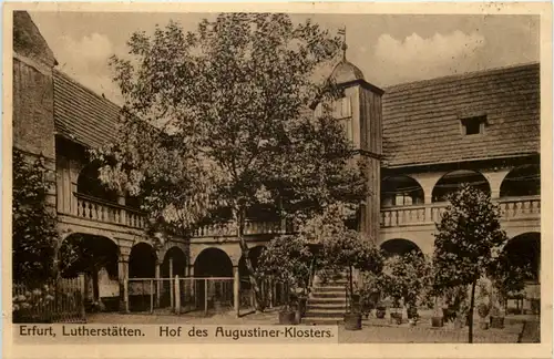 Erfurt, Lutherstätten, Hof des Augustiner-Klosters -511642