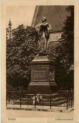 Erfurt, Lutherdenkmal -511662