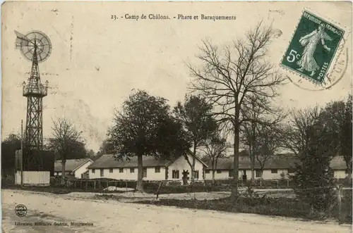 Camp de Chalons - Phare et Baraquements -497224