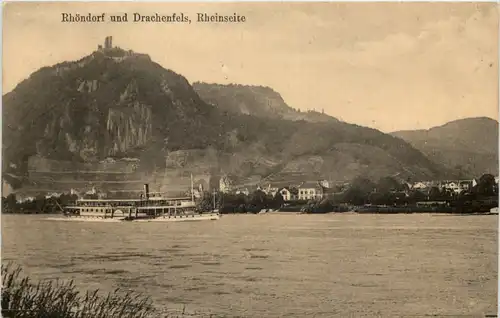 Rhöndorf und Drachenfels, Rheinseite -511488