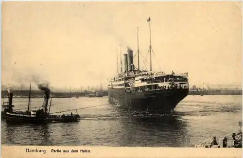 Hamburg, Partie aus dem Hafen -511508