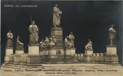 Worms, das Lutherdenkmal -511894