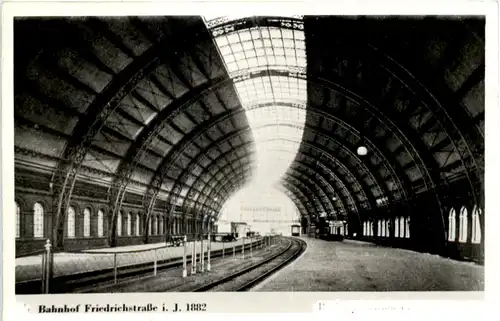 Berlin, Bahnhof Friedrichstrasse 1882 -512110
