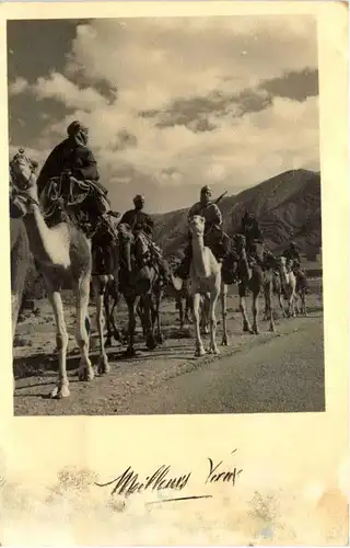 Beduinen auf Kamelen -624632