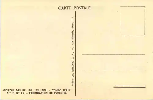 Congo Belge - Mission des RR PP Jesuites -485414