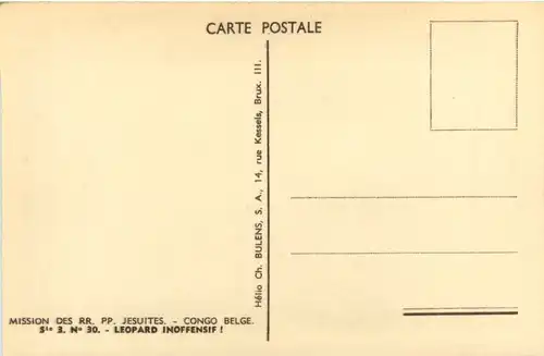 Congo Belge - Mission des RR PP Jesuites - Jagd -485434