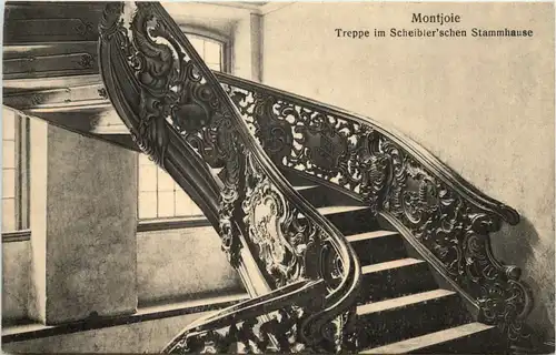 Montjoie - Monschau, Treppe im Scheibierschen Stammhause -513406