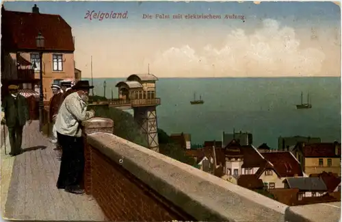 Helgoland, Die Falm mit elektrischem Aufzug -513196