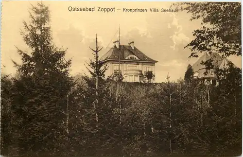 Zoppot - Kronprinzen-Villa Seehaus -625210