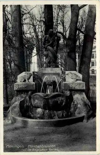 Meiningen, Märchenbrunnen im Engl. Garten -512462