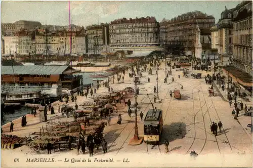 Marseille - Le Quai de la Fraternite -497924
