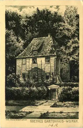 Weimar, Goethes Gartenhaus -512522