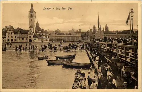 Zoppot - Auf dem Steg -625506