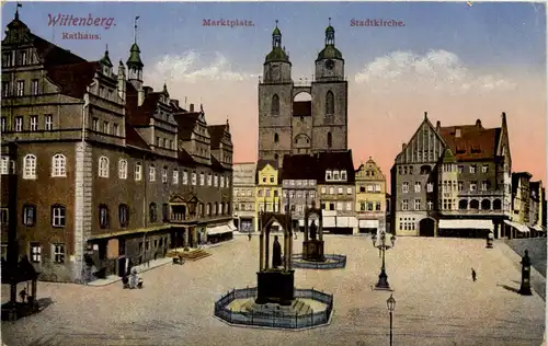Wittenberg, Marktplatz, Stadtkirche -512832