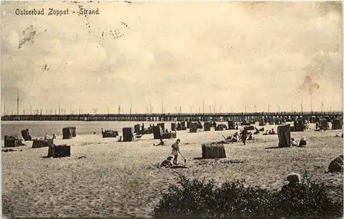 Ostseebad Zoppot - Strand -625804