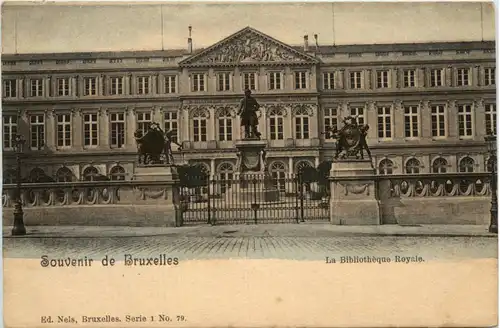 Bruxelles - La Bibliotheque Royale -485934