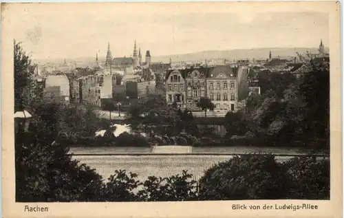 Aachen, Blick von der Ludwigs-Alle -513536