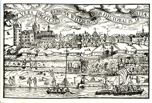 Wittenberg, Holzschnitt aus 1611 -512802