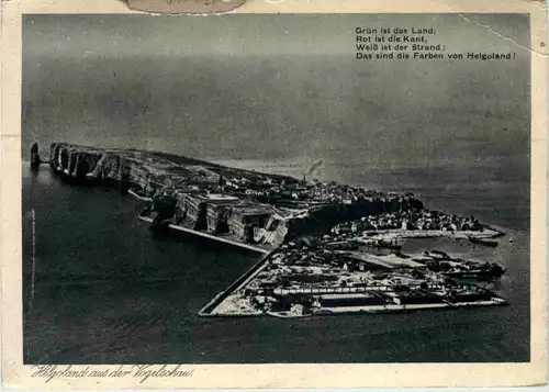 Helgoland, aus der Vogelschau -513696