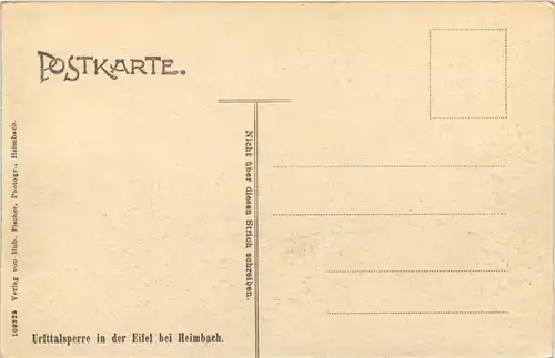 Urfttalsperre in der Eifel, bei Heimbach -514106