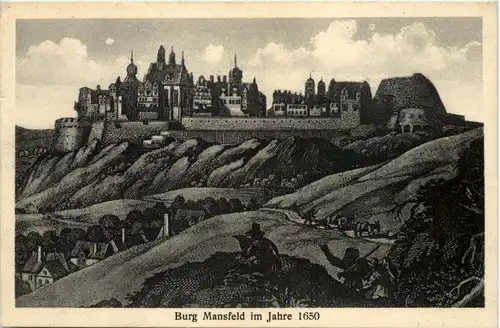 Burg Mansfeld, im Jahre 1650 -512728