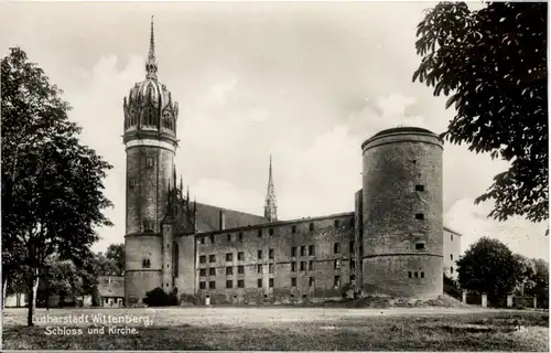 Wittenberg, Schloss und Kirche -511844