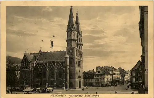 Meiningen, Marktplatz, Stadtkirche -513154