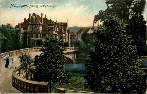 Meiningen, Herzogl. georgbrücke -513274