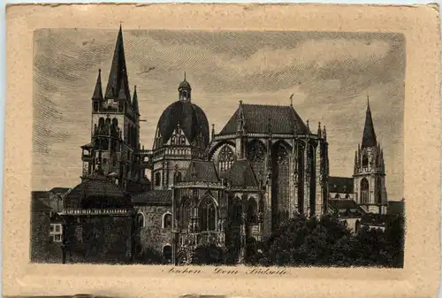 Aachen, Dom Südseite -513482