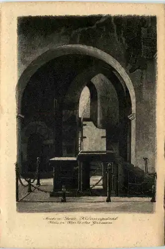 Aachen, Dom, Krönungsstuhl Kaiser Karls des Grossen -513494